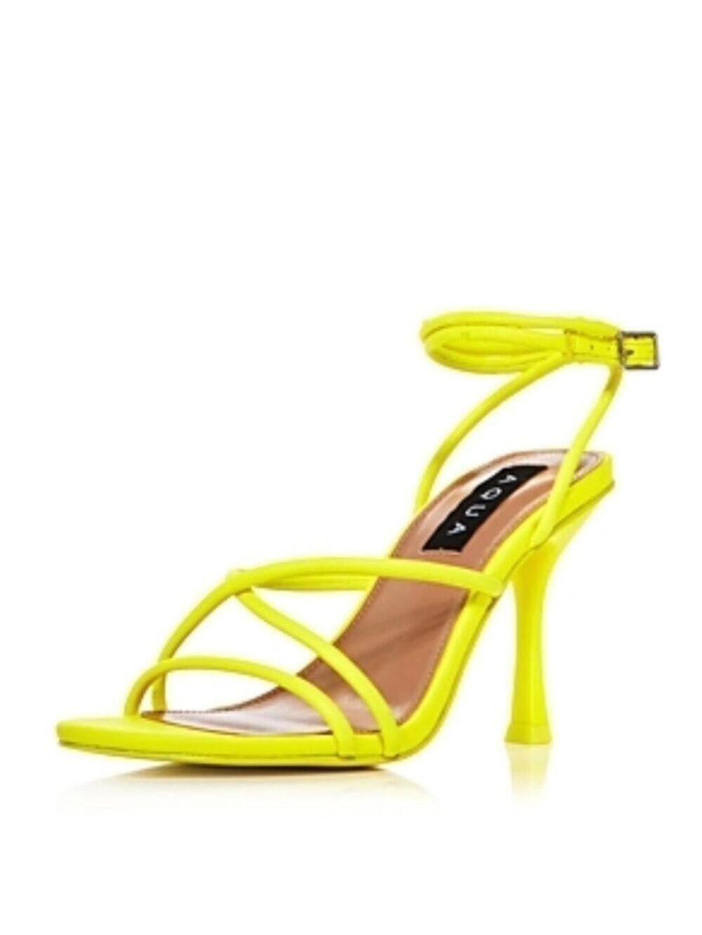 Aqua Arlow Ankle Strap Lime Green High Heel Sandals - NWT